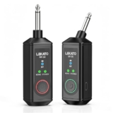 LEKATO iW-30 Bluetooth-Empfänger, 6,35 mm Klinke, 2 HiFi-Empfänger mit 50 m Reichweite, kabelloser Stereo-Audio-Empfänger mit 15 Stunden Spielzeit, Mono-/Stereo-Modus, Bluetooth-Adapter für PA & DJ,
