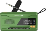 TELESTAR TOP NR 5 – Notfallradio mit 4000 mAh Akku – Grün,