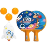 Tischtennis Trainer Set, Flexibles Reflex Trainingswerkzeug zur Verbesserung der Hand-Auge-Koordination, Tischtennis Übungsset für Innen- und Außenbereich, Perfekt für Kinder & Erwachsene,